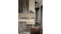 Stone-look porcelain tile