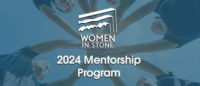 Women In Stone mentorship program logo