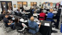 Audience at Stone Industry Education event hosted by Marble of the World in Pompano Beach, FL