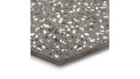 speckled black tile