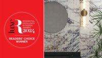 Geometric Collection by Walker Zanger with Red Luxe Reader's Choice Award Logo