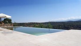 Gres Aragón Extruded Tile Around Pool Deck