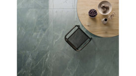 marble look porcelain tile sea green