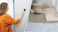 Laticrete Strata Heat™ Programmable LCD Thermostat and the new 54-foot roll size of Strata_Mat™