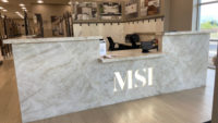 MSI reception desk at Utah showroom