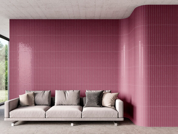 Decocer Mikado Wall Collection Burgundy