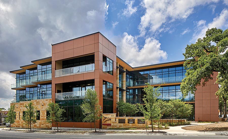 Lueders Limestone Used for Pioneer Bank HQ in Austin, TX | 2018-04-09 ...