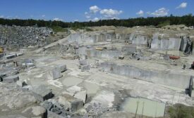 Virginia Mist granite quarry